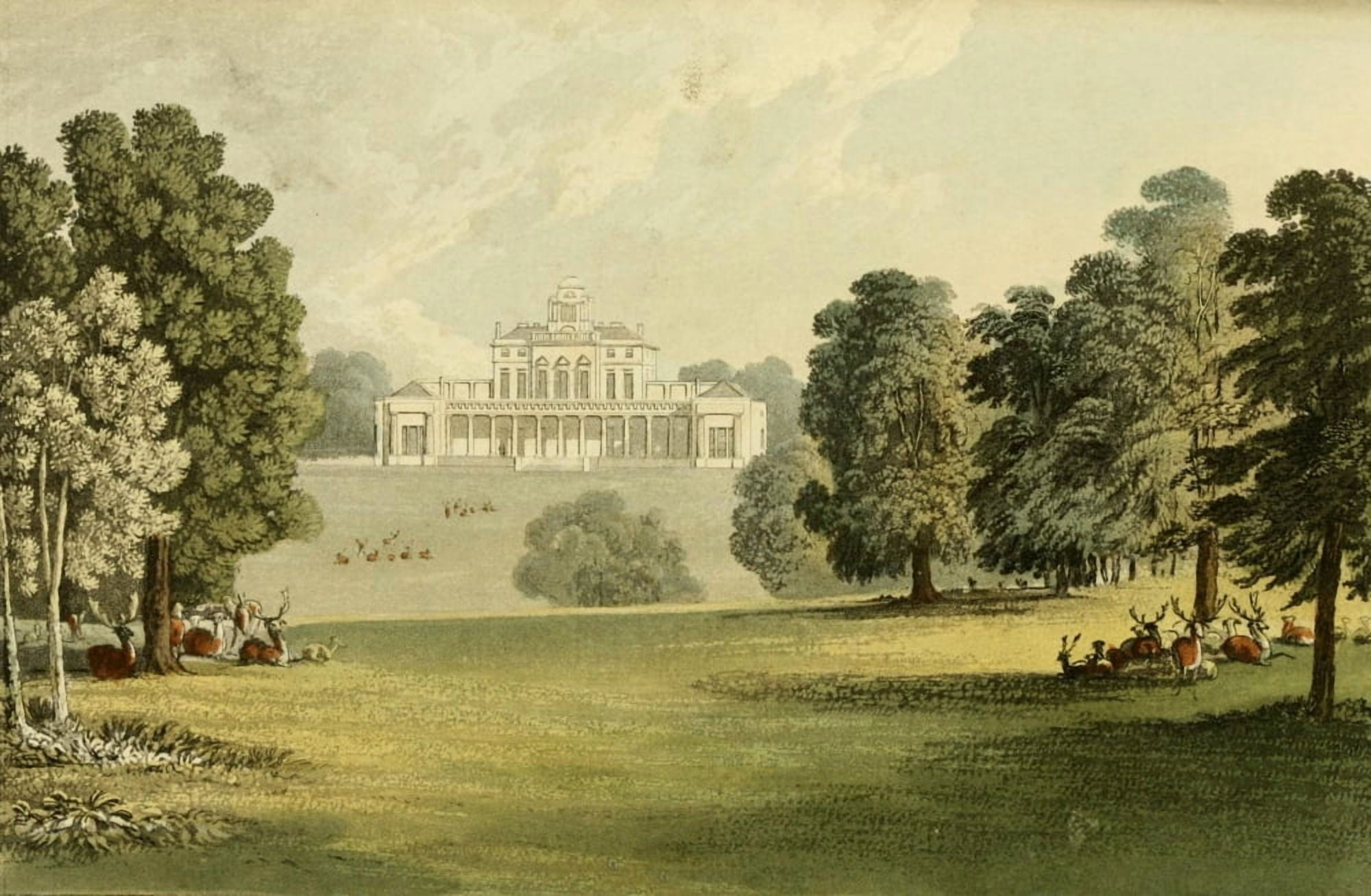 Repository of Arts 1817 Stoke Pogis Canvas Art - J Gendall (24 x 36)