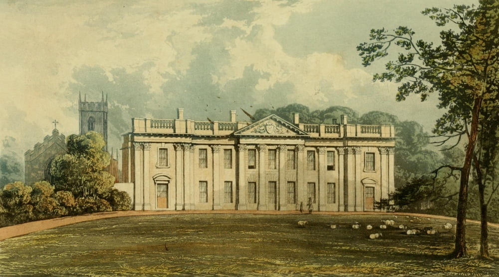 Repository of Arts 1817 Sutton Hall Canvas Art - Frederick WL Stockdale (18 x 24)