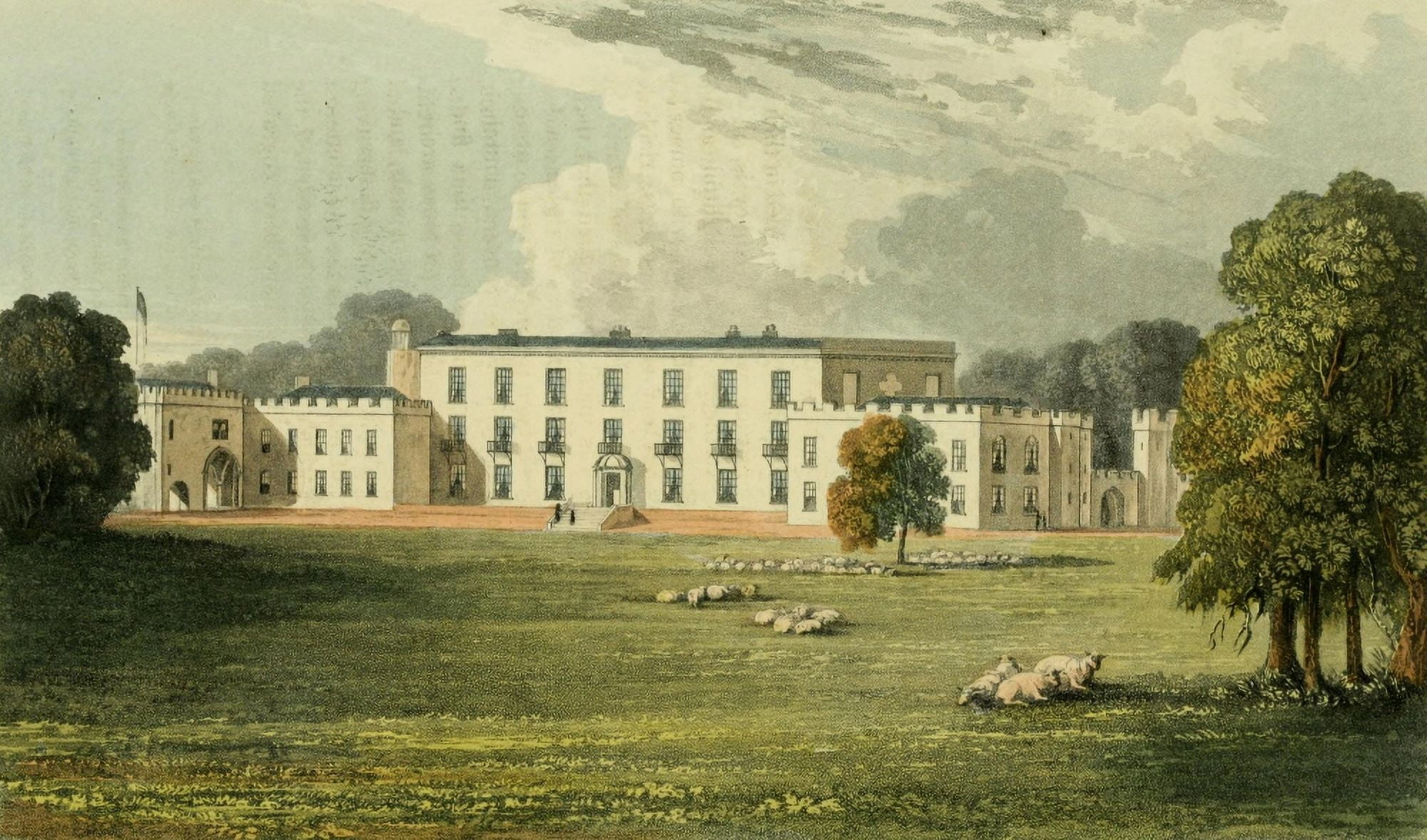 Repository of Arts 1817 Tor Abbey Canvas Art - Unknown (18 x 24)