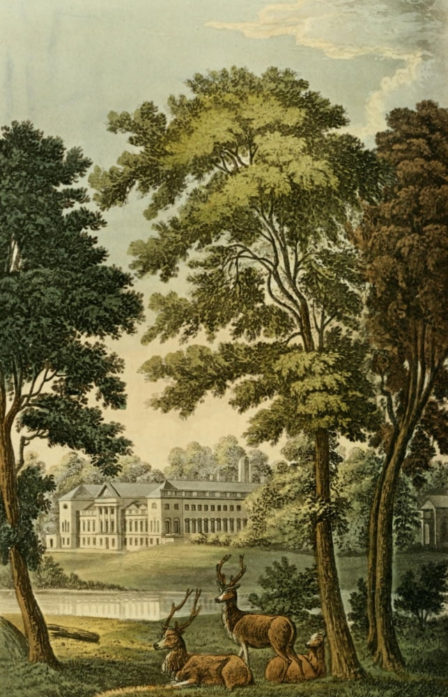 Repository of Arts 1817 Woburn Abbey Canvas Art - Unknown (18 x 24)