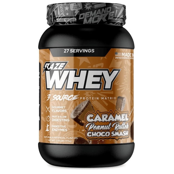 Repp Sports: Raze Whey, 2lb Caramel Peanut Butter Choco Smash