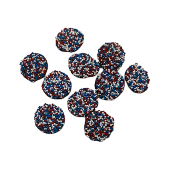 Reppert's Milk Chocolate Patriotic Nonpareils 2 lb. Bulk Bag