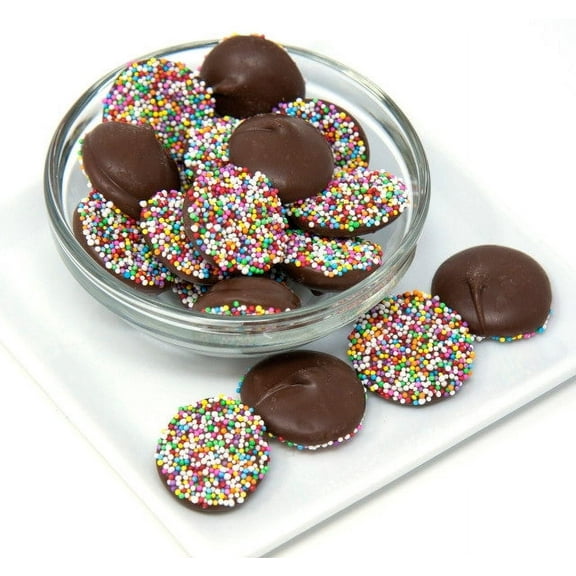 Reppert's Milk Chocolate Rainbow Nonpareils 2 lb. Bulk Bag