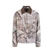 Represent Camo Trucker Jacket With Corduroy Collar Men's