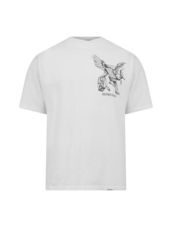 Elegance In Motion T-Shirt Men's L Flat White Crewneck Short Sleeve
