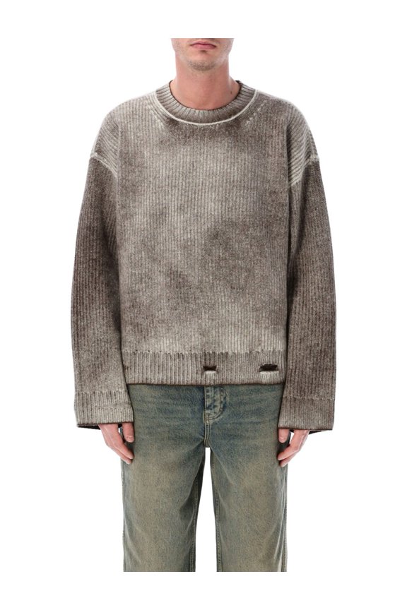 Fade Out Reversible Ribbed Wool Sweater (Men's)