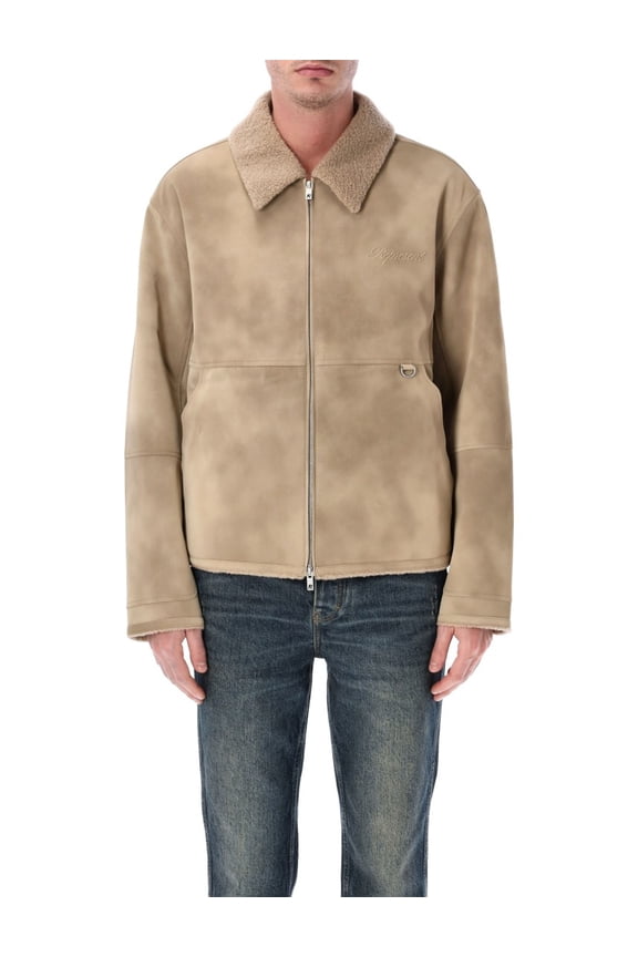 Faux Shearling Sherpa Boxy Jacket (Men's)