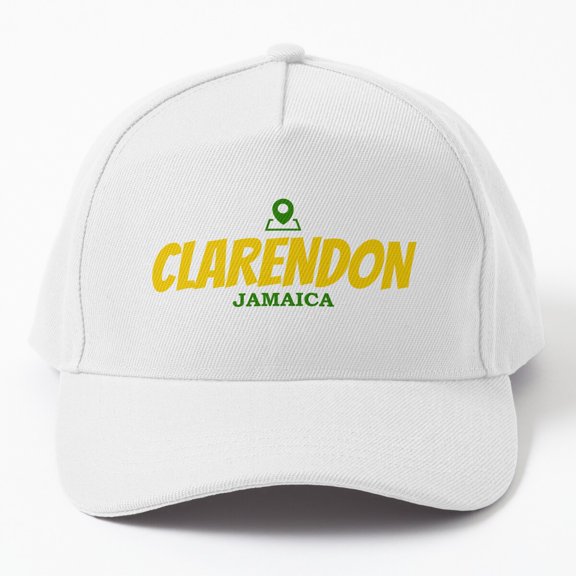 Represent Jamaica Clarendon Baseball Hat, Parish Heritage Statement Design, Classic Cap