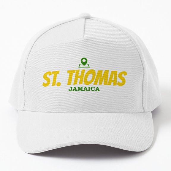 Represent Jamaica St. Thomas Baseball Hat, Parish Heritage Statement Design, Classic Cap
