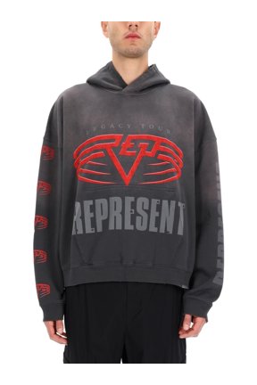Faded Grey Living Legacy Oversized Hoodies (Men's)