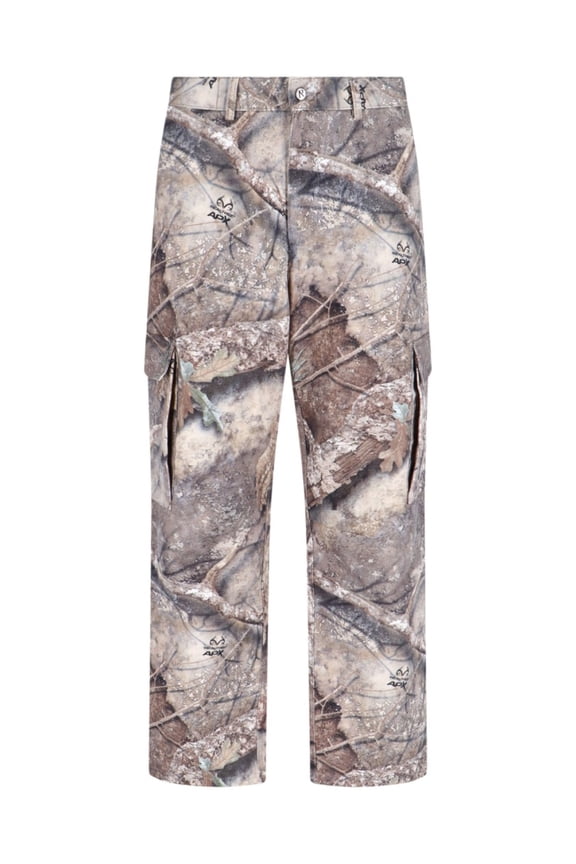 Mid-Rise Camo Pants With Multi-Pocket Design (Men's)