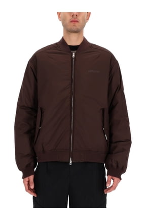 Smart Brown Boxy Bomber Jacket (Men's)