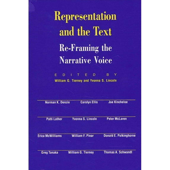 Representation and the Text: Re-Framing the Narrative Voice (Paperback)