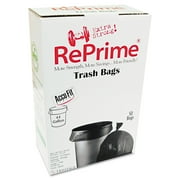 Reprime Can Liners 44gal 0.9mil Black 37" x 50" 50/Box H7450TKRC1