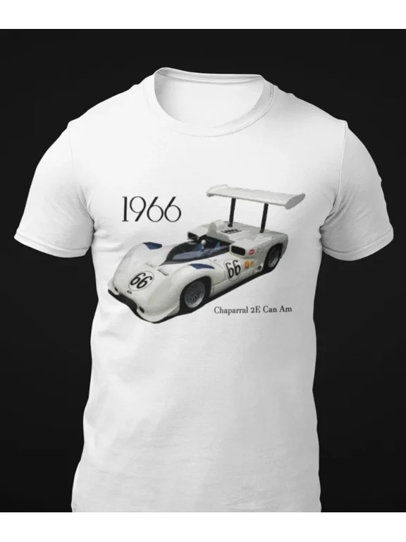 Reprint Rare 1966 Chaparral 2E Can Am Race Car Short-Sleeve Unisex T-Shirt