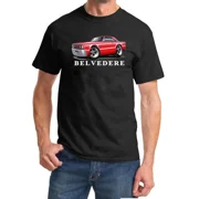 Reprint Rare 1966 Plymouth Belvedere Hardtop Full Color Tshirt NEW