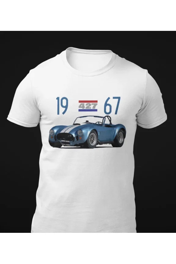 Reprint Rare 1967 Shelby 427 S/C Cobra Roadster Short-Sleeve Unisex T-Shirt