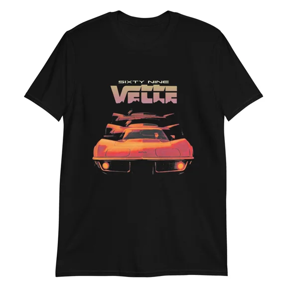 Reprint Rare 1969 vette 69 Vette Retro Classic Car Owner Gift Short-Sleeve Unisex T-Shirt