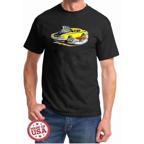 Reprint Rare 1970 1971 Buick GSX Regal Full Color Cartoon Tshirt NEW FREE SHIPPING