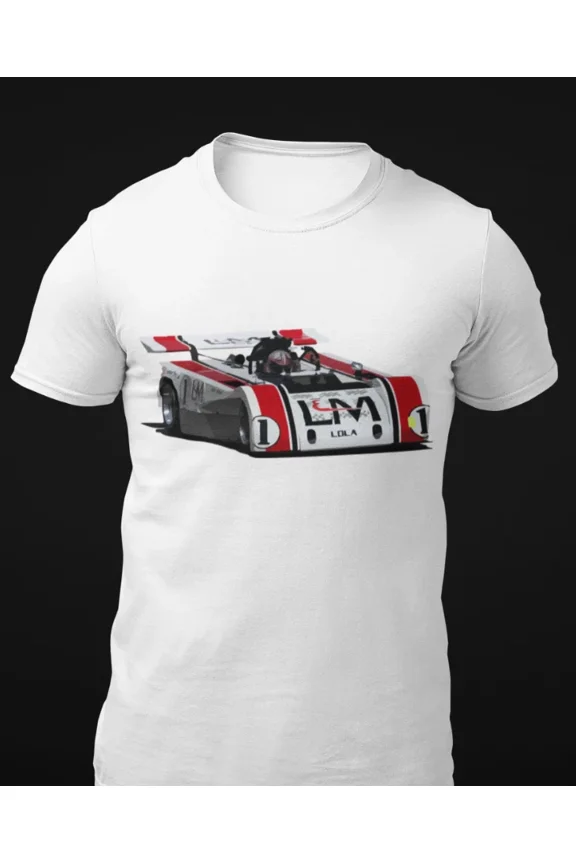 Reprint Rare 1971 Lola T260 Can Am Racer Short-Sleeve Unisex T-Shirt