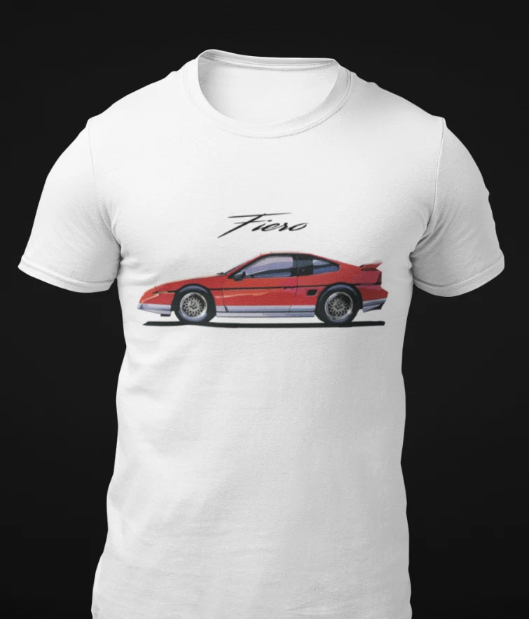 Reprint Rare 1980's Fiero Mid Engine Sports Car Short-Sleeve Unisex T ...