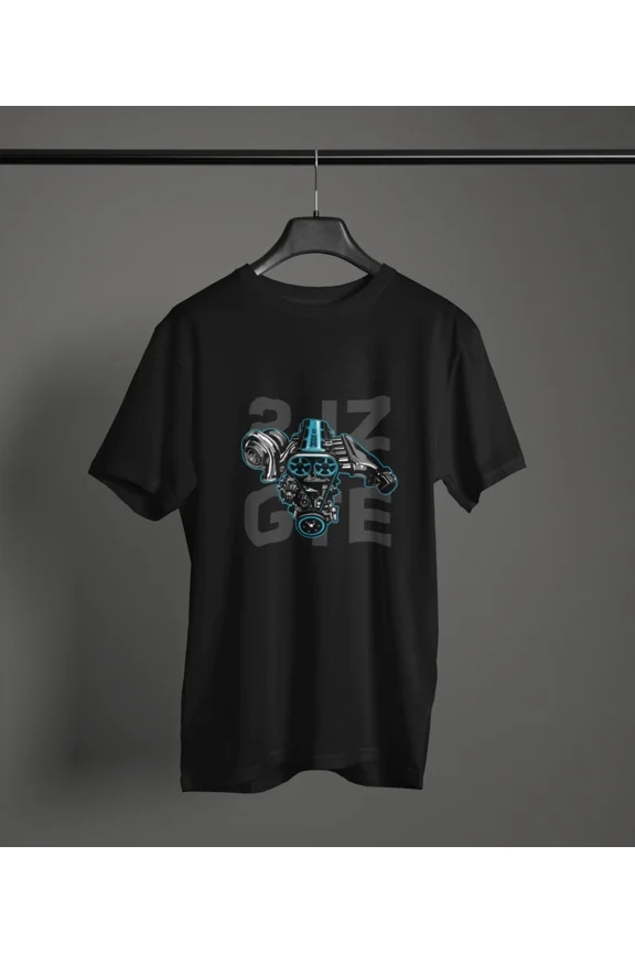 Reprint Rare 2JZ Fan Art T‑Shirt 100% Cotton Supra Turbo JDM Engine Graphic Unisex Tee