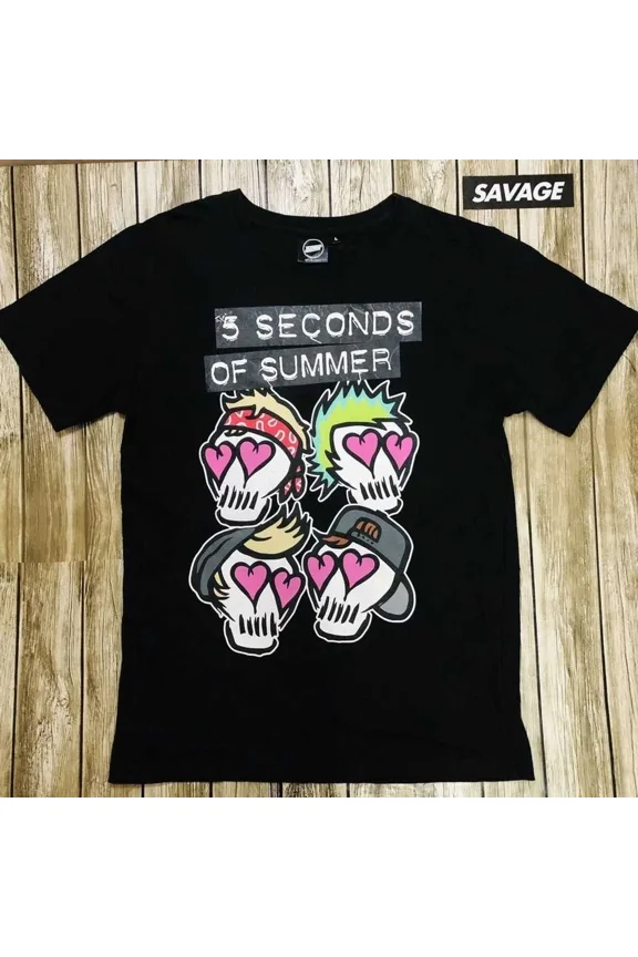 Reprint Rare 5 Seconds of Summer Summer Mood S-4XL Unisex T-Shirt HD323
