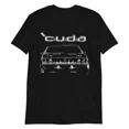 thumbnail image 1 of Reprint Rare 71 Cuda 1971 Barracuda Vintage Muscle Car Collector Short-Sleeve Unisex T-Shirt, 1 of 2