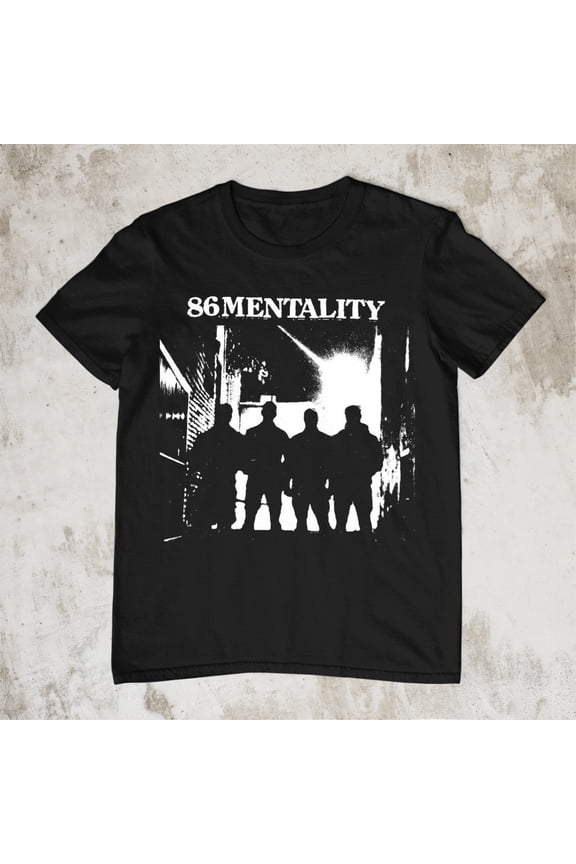 Reprint Rare 86 Mentality – 86 Mentality 2006 Short Sleeve Black All Size Unisex Shirt VC502