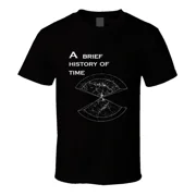 Reprint Rare A Brief History Of Time Stephen Hawking Novel T Shirt