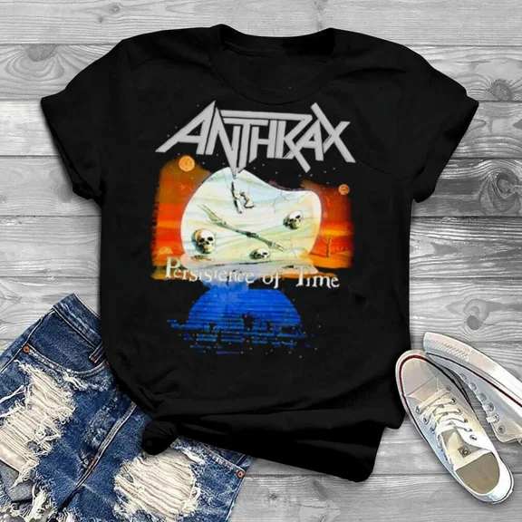 Reprint Rare AAnthrax Persistence Of Time 30th Anniversary Shirt D565