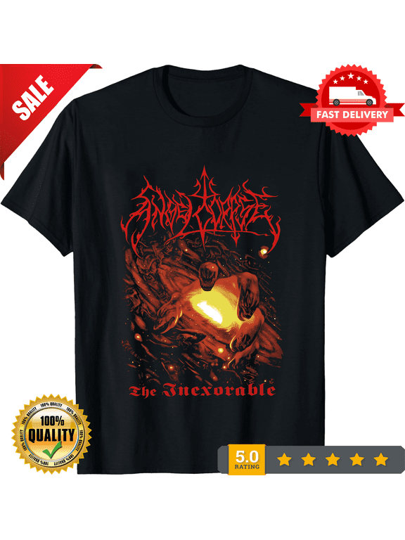 Reprint Rare ANGELCORPSE - 'The Inexorable' T-Shirt, NEW INSTOCK-TH76278