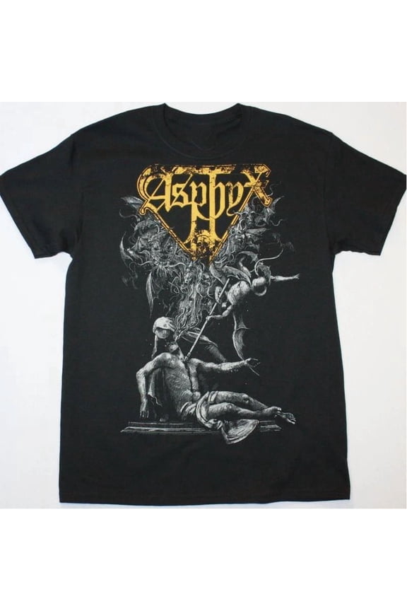 Reprint Rare ASPHYX DEATH ACROSS THE WEST T-Shirt Short sleeve all size S to 5XL