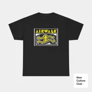 Reprint Rare Airwalk Vintage Retro 90s 80s Skateboarding T Shirt Design