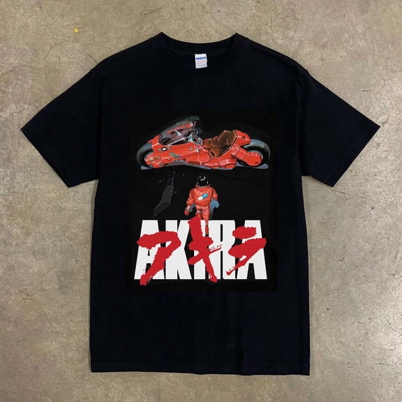 Reprint Rare Akira 1988 Anime Movie Manga Cover Halloween T Shirt