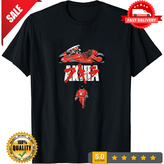 Reprint Rare Akira T-shirt 1980s Japanimation Anime Film Vintage Men's Short Sleeve T-Shirt, NEW INSTOCK-TH81323