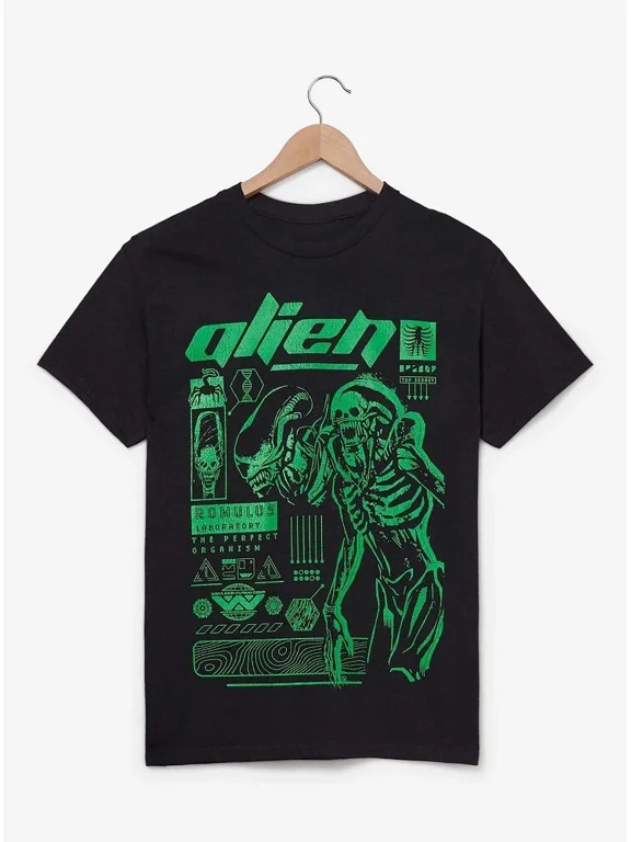 Reprint Rare Alien: Romulus Tonal X-Ray Multi-Portrait T-Shirt 2024 - BoxLunch Exclusive