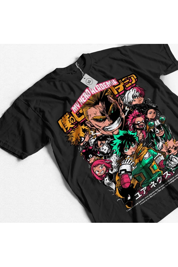 Reprint Rare All Might T-shirt My Hero Academia Boku Dabi Hawks Armor Strip Gift Shirt