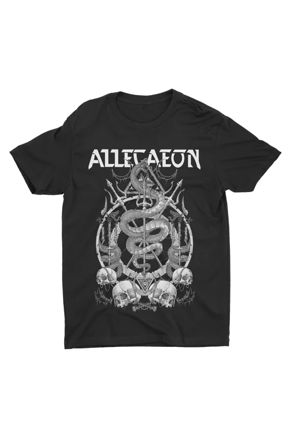 Reprint Rare Allegaeon - Poseidon's Snake t-shirt