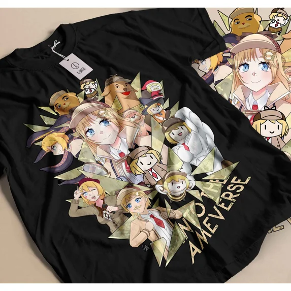 Reprint Rare Amelia Watson Minimalist Version 1 No Background Hololive English USA TShirt 206