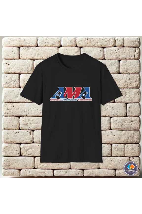 Reprint Rare American Motorcyclist Association AMA Logo Unisex T-Shirt