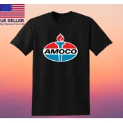 Reprint Rare Amoco Standard Oil Company Mens Black Size S-5XL