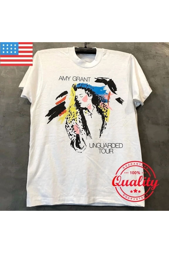 Reprint Rare Amy Grant T-shirts Men Women White All Size S-5XL Shirt