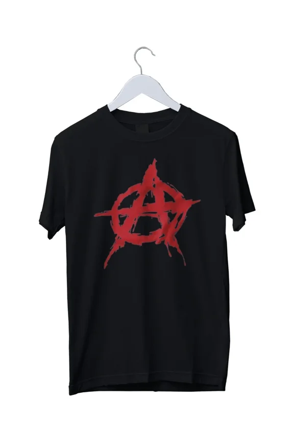 Reprint Rare Anarchy Symbol Graphic Print Mens Unisex T-Shirt S M L XL 2 3 4 XL