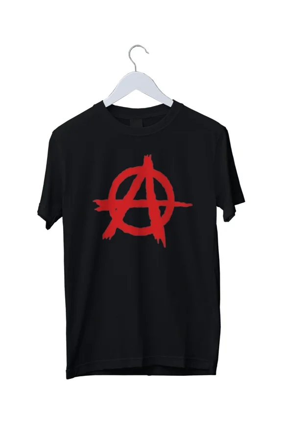 Reprint Rare Anarchy Symbol Punk T-Shirt - Mens S M L XL 2 3 4 XL