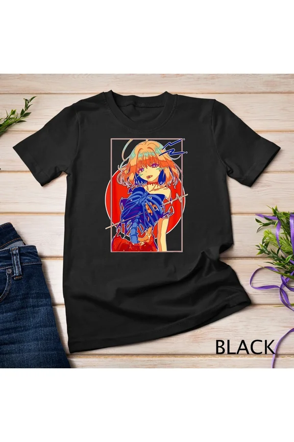 Reprint Rare Anime Art Tee For Women Teen Girl Men Anime Merch Anime Lover Unisex T-shirt
