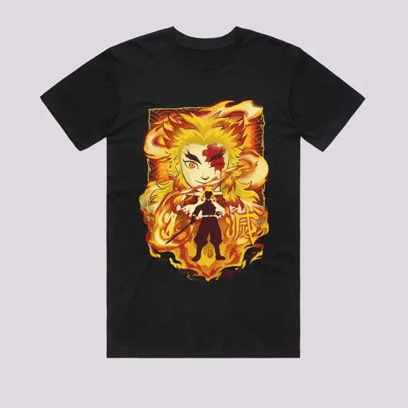 Reprint Rare Anime Attack Of Flame T-Shirt Size S-5XL, Gift For Friends, For Kids