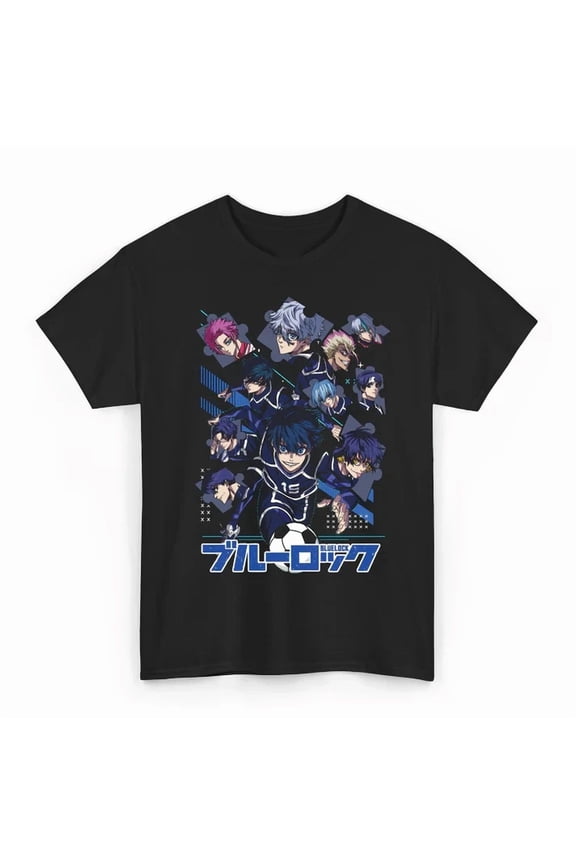 Reprint Rare Anime BlueLock - Squadra T-Shirt Size S-5XL, Gift For Friends