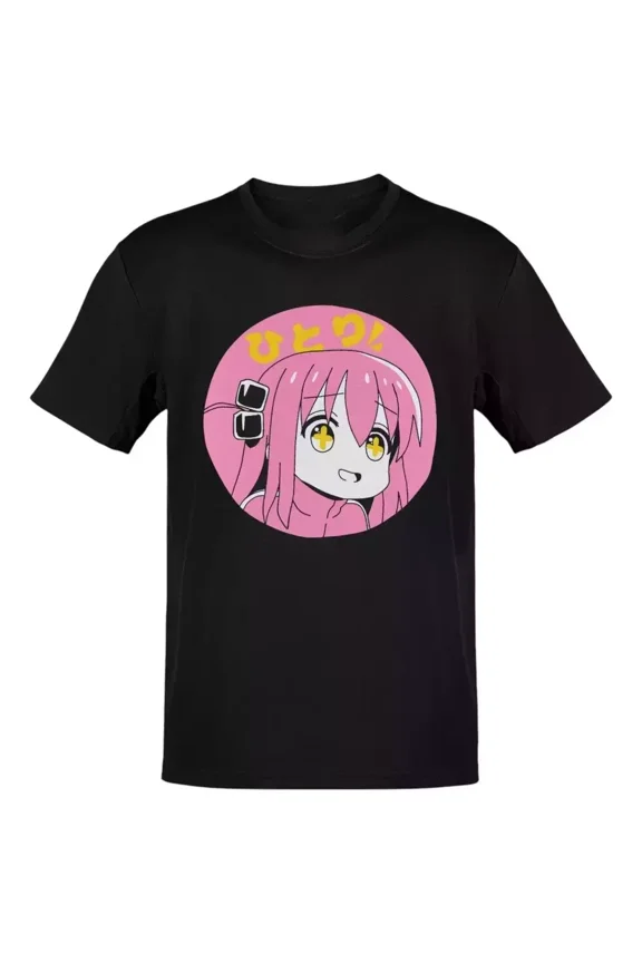 Reprint Rare Anime Bocchi The Rock Hitori Gotoh Pink Shirt Size S - 5Xl Gift For Friends