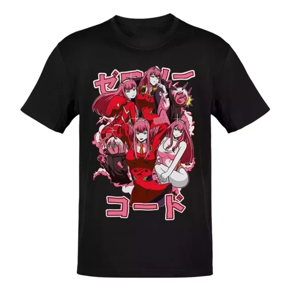 Reprint Rare Anime Darling In The Franxx All Characters T Shirt Size S - 5Xl Gift For Friends